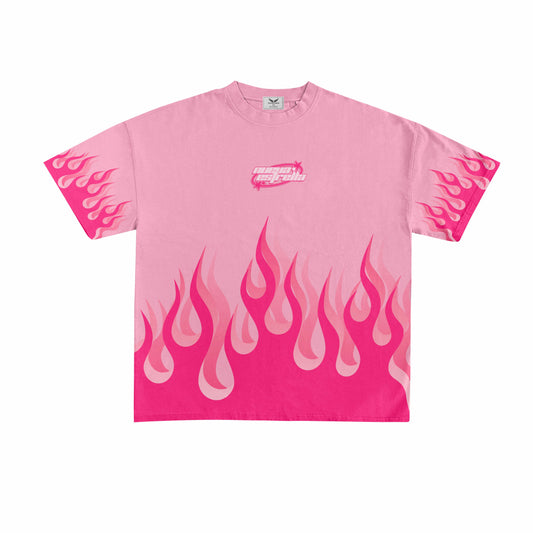 NUEVA ESTRELLA - PINK FLAME T-SHIRT