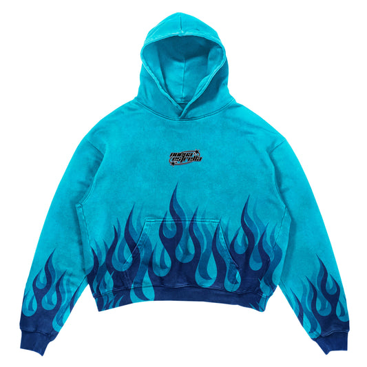 NUEVA ESTRELLA - BLUE FLAME HOODIE